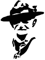 A coloring page of baden powell
